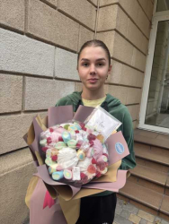 Замовити з доставкою - Букет із мармеладу "Яскрава зустріч"
