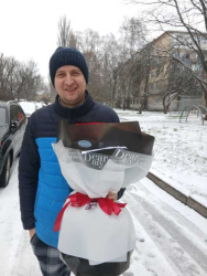 Доставили в Овруч Букет для любимой из 51 красной розы