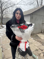 Delivery in Ukraine - A bouquet of 51 red roses for your loved one