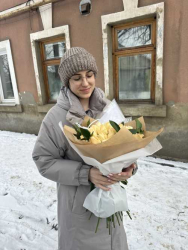 Доставили в Умане Букет "Кремовые облака"