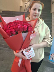 25 красных роз "Влюбленность" - заказать в ProFlowers.ua