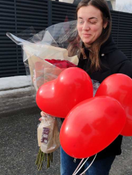 3 гелиевых шарика "Love" - купить в магазине цветов ProFlowers.ua