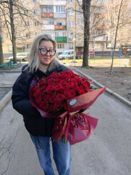 101 red roses - fast delivery from ProFlowers.ua