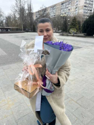 Доставка по Украине - Букет "Ирисовая полянка"