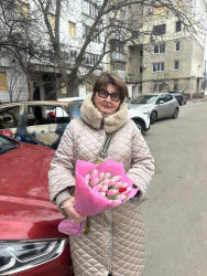 Доставка по Украине - Букет тюльпанов "Новелла"