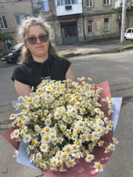 Доставили в Хмельницком Букет из ромашек