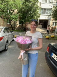 Доставили в Киеве Букет пионов "Нежные чувства"