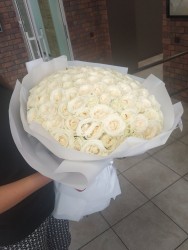 101 white rose - from ProFlowers.ua