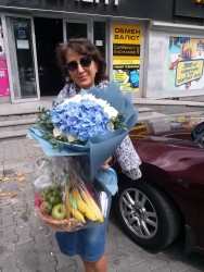 Buy with delivery - Bouquet "Blue Lagoon"