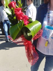Delivery in Ukraine - Bouquet of roses "Accord"