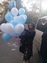 Заказать с доставкой - Воздушные шары "Голубое небо"