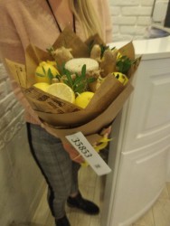 Order with delivery -  Fruit bouquet "Lemon"