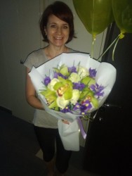 Buy with delivery - Bouquet with orchids "Tenderness"