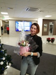 Delivery in Ukraine - Flowers in the color box "Tenderness"