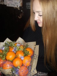 Fruit bouquet "Mandarin" - buy at flower shop ProFlowers.ua