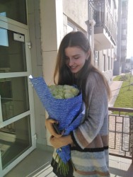 Delivery in Ukraine - Bouquet Trojand "Indigo"