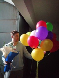 17 разноцветных воздушных шаров - заказать в ProFlowers.ua