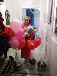Order with delivery -  Set of balloons "For the Princess"