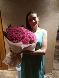 Buy with delivery - Bouquet of roses "Refined"