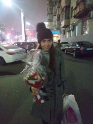 Delivery in Ukraine - Christmas composition "Sweet hat"