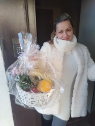 Корзина фруктов "Раннее утро" - купить в магазине цветов ProFlowers.ua