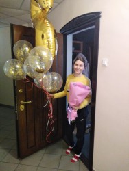 Order with delivery -  Balloons "Golden"