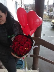 Delivery in Ukraine - Bouquet with gifts "My beloved!"