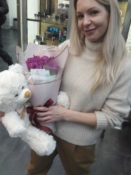 Букет тюльпанов "Романс" - быстрая доставка от ProFlowers.ua