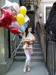 Доставка по Україні - Мікс повітряних кульок "Різнокольровий"