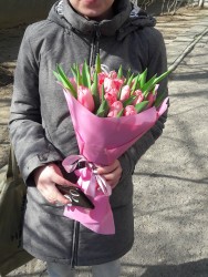 Букет тюльпанів "Рожева мрія" - від ProFlowers.ua