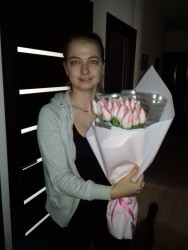 Букет из 25 красных тюльпанов - быстрая доставка от ProFlowers.ua