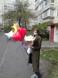 Букет белых роз "Перламутр" - быстрая доставка от ProFlowers.ua