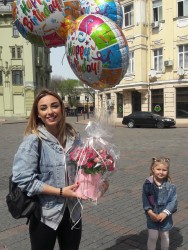 Купить с доставкой - Фольгированные шары "Happy Birthday"