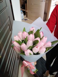 Order with delivery -  Pink tulip by the piece