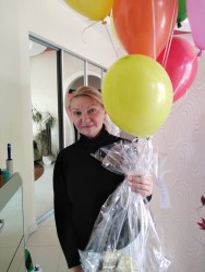 7 multi-colored balloons - fast delivery from ProFlowers.ua