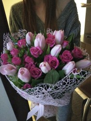 Букет цветов "Моей королеве" - заказать в ProFlowers.ua