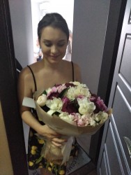  Букет пионов "Незабываемое впечатление" - купить в магазине цветов ProFlowers.ua