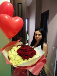 Delivery in Ukraine - Bouquet "Love message"