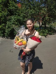 Кошик фруктів «Від щирого серця!» - замовити в ProFlowers.ua