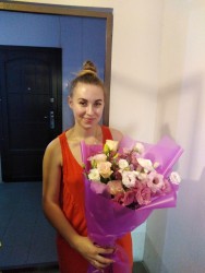Delivery in Ukraine - Bouquet of flowers "Amethyst"