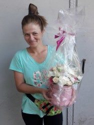 Order with delivery - Flowers in the box "Tenderness"