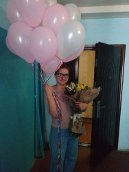 17 разноцветных воздушных шаров - купить в магазине цветов ProFlowers.ua