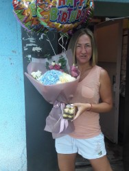 Delivery in Ukraine - Foil balloons "Happy Birthday"