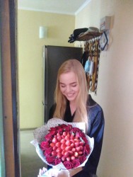 Order with delivery - Bouquet of roses "Sweet taste"