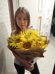 Купить с доставкой - Букет цветов "Солнце!"