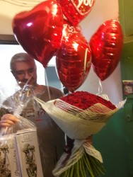 A bunch of helium balls «I love you» - order in ProFlowers.ua