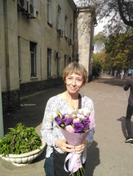 Delivery in Ukraine - Bouquet with iris "With gentle feelings!"