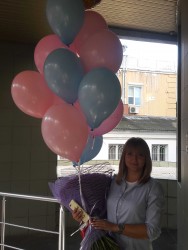 Air helium balloons "Happy Birthday" - order in ProFlowers.ua