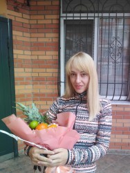 Съедобный букет "Фруктовое ассорти" - купить в магазине цветов ProFlowers.ua