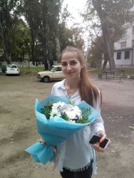  Букет із хризантем "Казкова ніч" - замовити в ProFlowers.ua